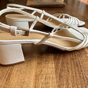 Reformation Eleonora Sling Back Block Heel Sandal